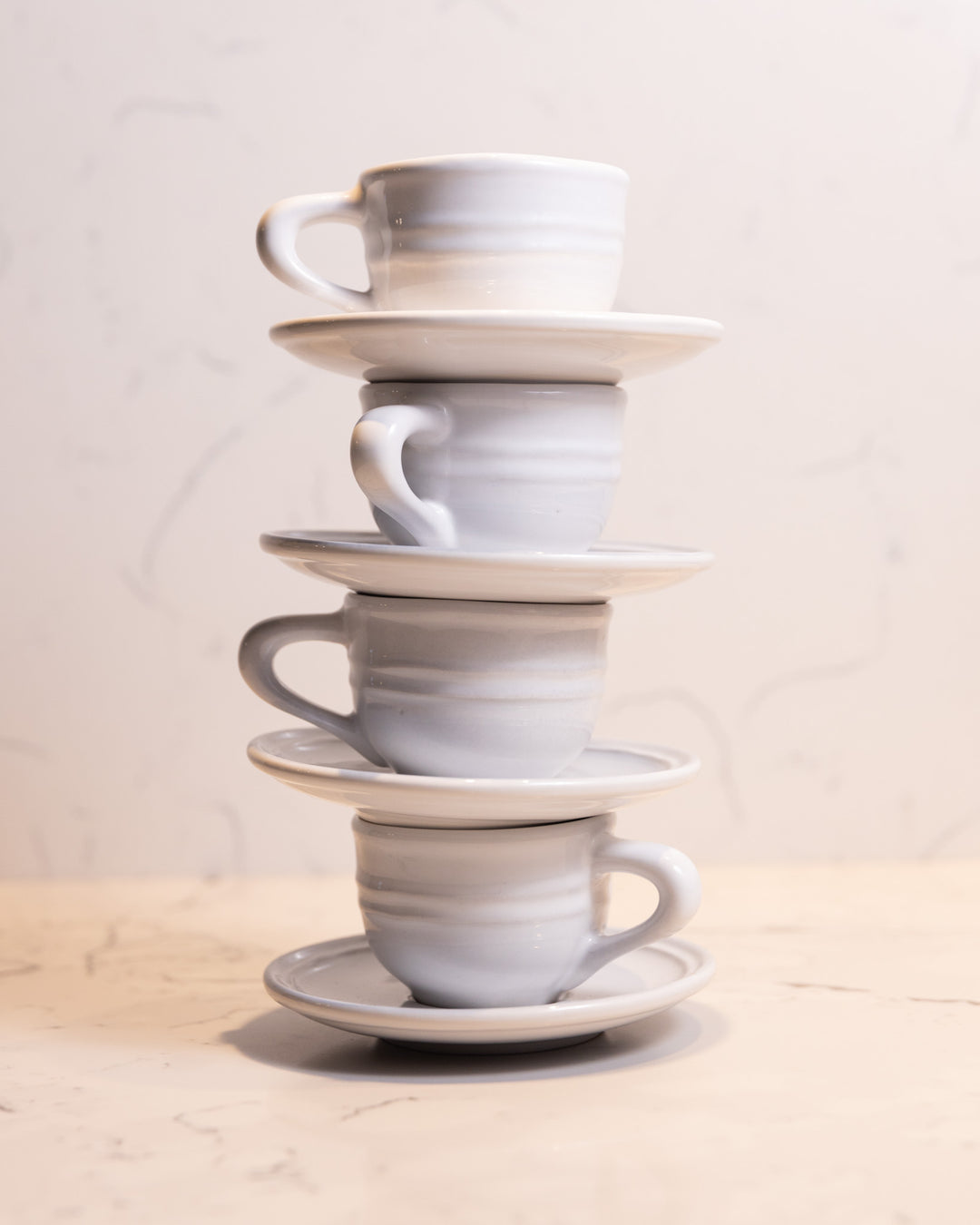 Everit Espresso Cup & Saucer, Set of Four